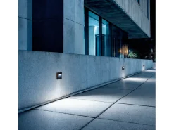 Baliza Exterior LED 1.5W Superficie Pared Antracita Clover 6000K Blanco Frío