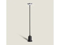 Baliza Exterior LED 6W Superficie Pie 60cm Dipley Negro