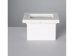 Baliza LED 1.5W Empotrable Pared Blanco Randy 4000K Blanco Neutro