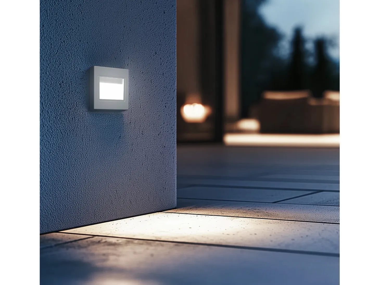 Baliza LED 1.5W Empotrable Pared Blanco Randy 4000K Blanco Neutro