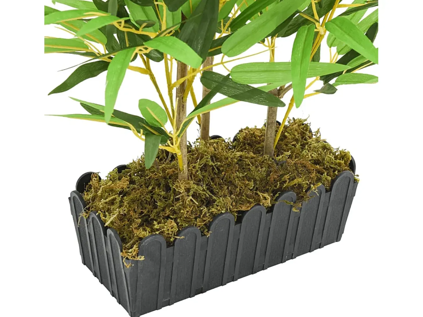 Bambú artificial 500 hojas 80 cm verde