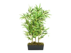 Bambú artificial 500 hojas 80 cm verde
