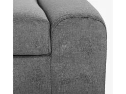 AHD Banco con almacenamiento de tela para dormitorio y recibidor Merak - Gris