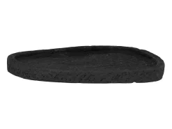 House Nordic Presentación Y Servicio^Bandeja de cemento 26.5 x 26 x 2 cm Negro
