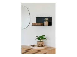 Clearance ebuy24 Bandeja de cerámica blanca Ø 37 cm Blanco