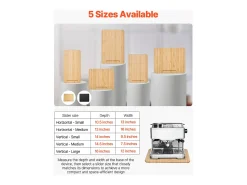 Presentación Y Servicio^Bandeja Deslizante SucceBuy para Aparatos de Cocina, 26,7 x 33 cm, Tabla Móvil para Cafetera, Pequeños Electrodomésticos de Cocina, Color Madera Color natural claro