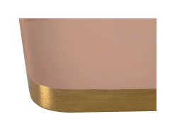 PRESENT TIME Presentación Y Servicio^Bandeja metálica festiva 41 x 16 cm Rosa