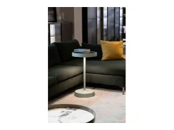 Lámpara De Pie^Barbell Solar RF - Lámpara de pie LED solar recargable de 65 W - Lámpara de pie para exterior, 3 alturas 156-113-70 cm, color salvia Verde