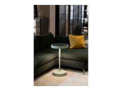Lámpara De Pie^Barbell Solar RF - Lámpara de pie LED solar recargable de 65 W - Lámpara de pie para exterior, 3 alturas 156-113-70 cm, color salvia Verde