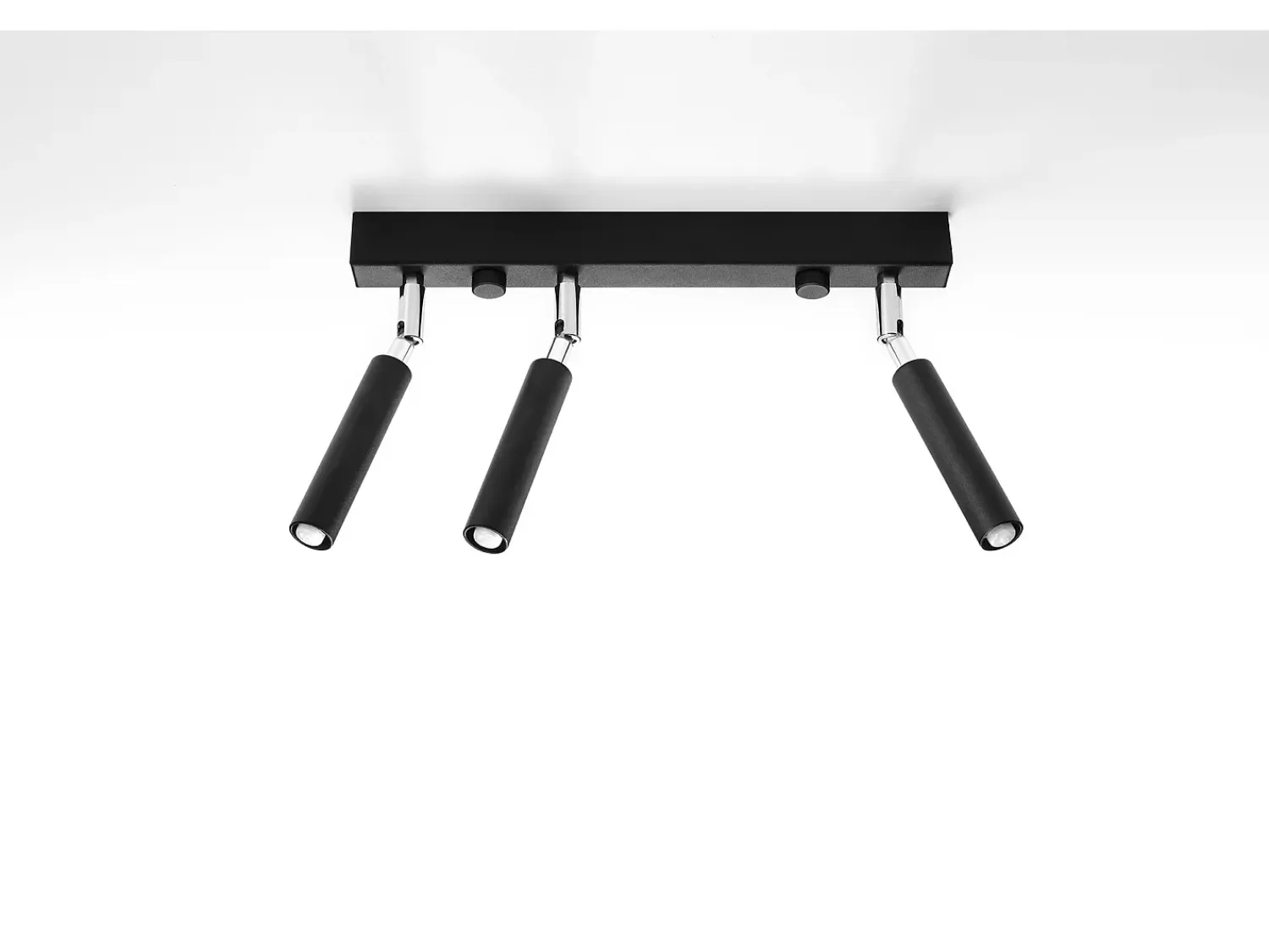 Best Sollux Lighting Barra Dritta A Filo 3 Luce Nera G9 Barra recta Flush 3 Light Black G9 Negro