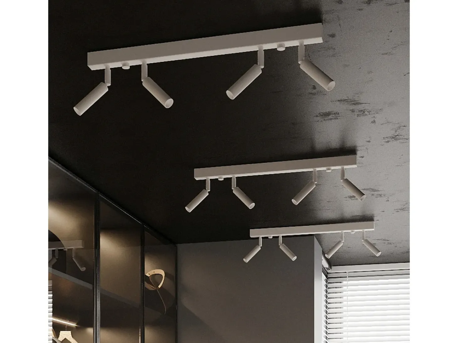 Barra Dritta Incasso 3 Luci Bianco G9 Barra recta Flush 3 Light White G9