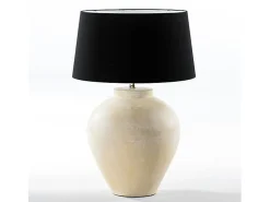 Les Tendances Lámpara De Mesa^Base de lámpara Michka de terracota blanca Alt. 55 cm Blanco