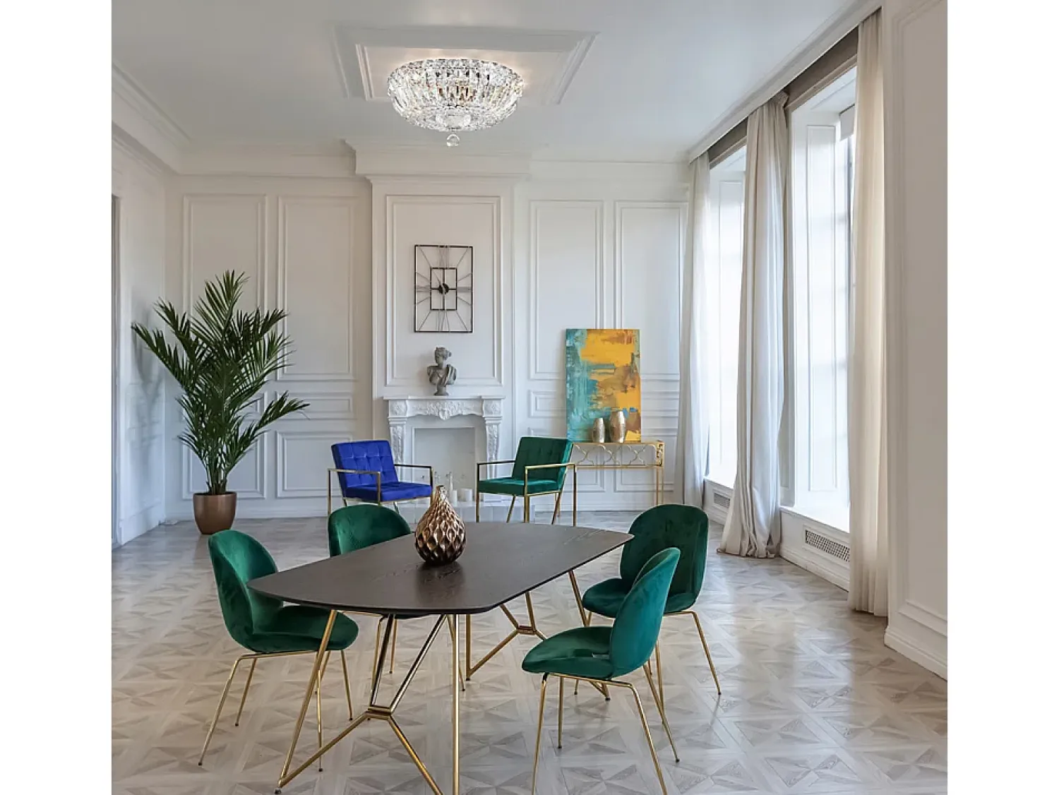Best Maytoni Basfor Plafón Semi Empotrado Níquel Antiguo & Cristal, 3 Luces, E14 Gris