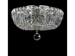 Best Maytoni Basfor Plafón Semi Empotrado Níquel Antiguo & Cristal, 3 Luces, E14 Gris