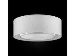 Discount Maytoni Bergamo Plafón Flush Cilíndrico Cromo, 3 Luces, E27 Gris