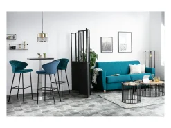 Hot Miliboo Biombo 4 paneles en metal y cristal RACK Negro