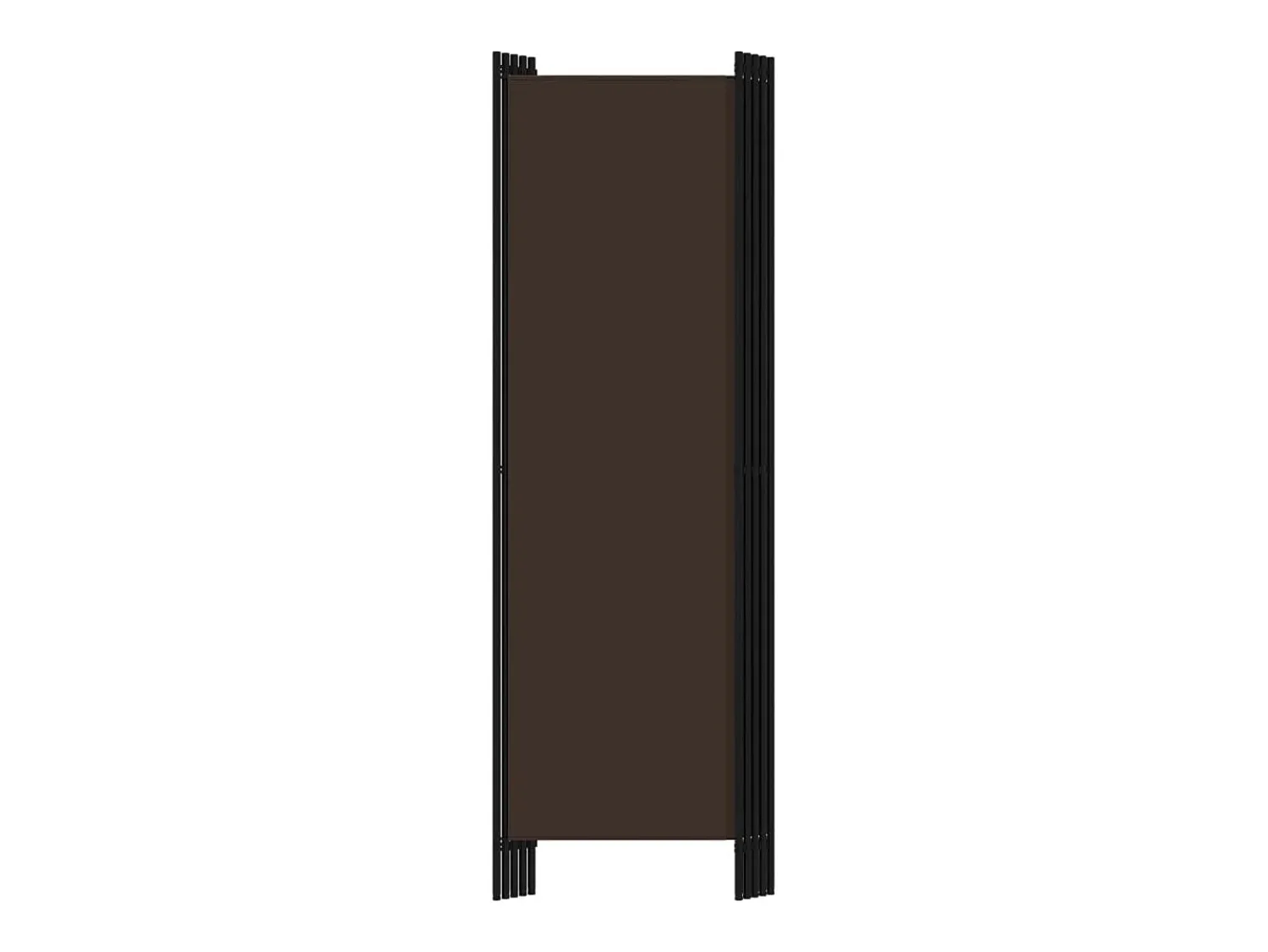 Best Biombo divisor de 5 paneles marrón 250x180 cm ES427688 Marru00f3n