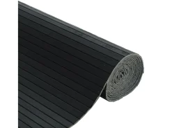 Best Biombo divisor de bambú 165x600 cm ES309869 Negro
