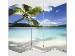 Biombo fotográfico Bagheria, 180 x 200 cm, playa