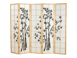 Biombo 220x179x2 cm natural Shoji