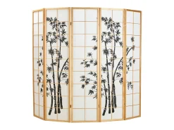Biombo 220x179x2 cm natural Shoji