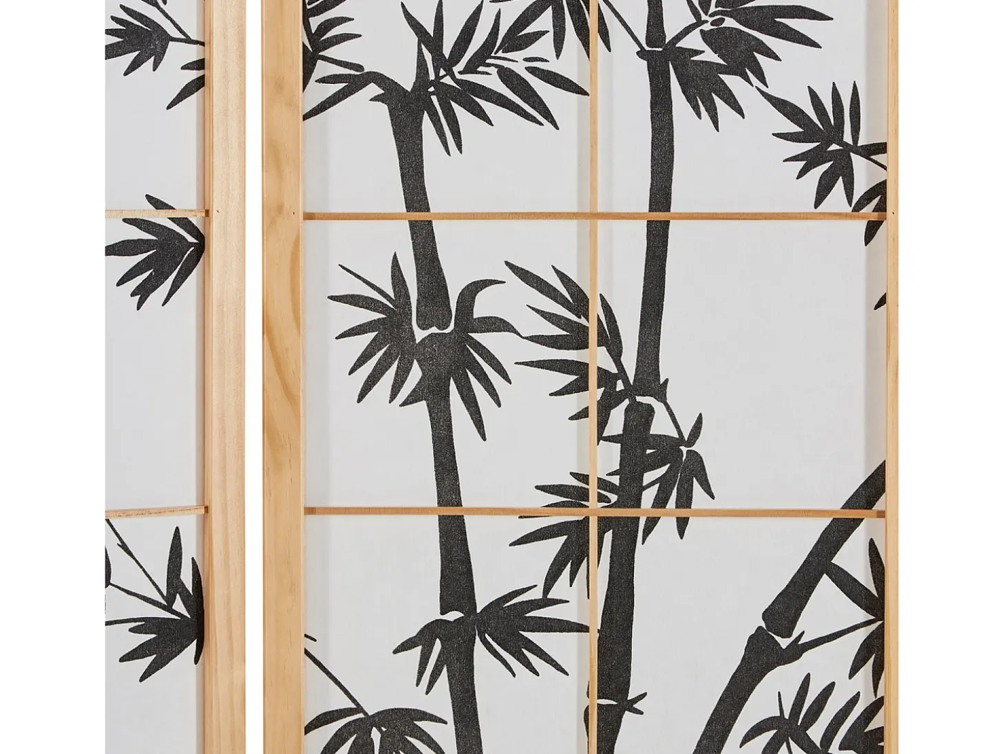 Biombo 220x179x2 cm natural Shoji