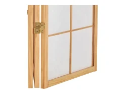 Biombo 220x179x2 cm natural Shoji