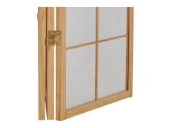 Online Biombo 176x2x179 cm natural Shoji Negro / Marru00f3n