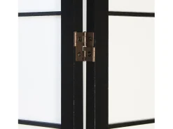 Biombo^Biombo 175x220x2.2 cm negro Shoji Negro / Blanco