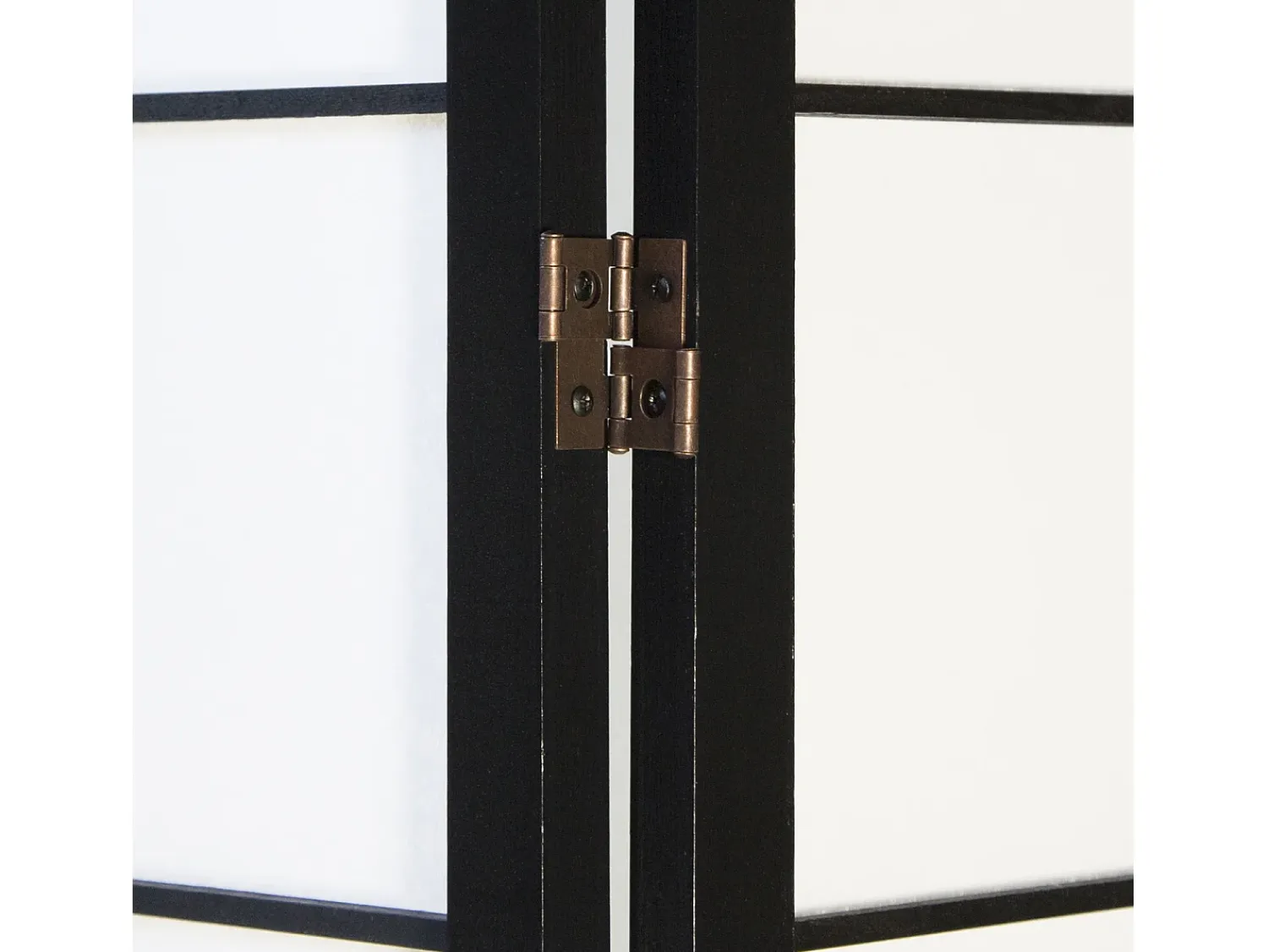 Biombo^Biombo 175x220x2.2 cm negro Shoji Negro / Blanco