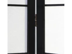Biombo^Biombo 175x220x2.2 cm negro Shoji Negro / Blanco