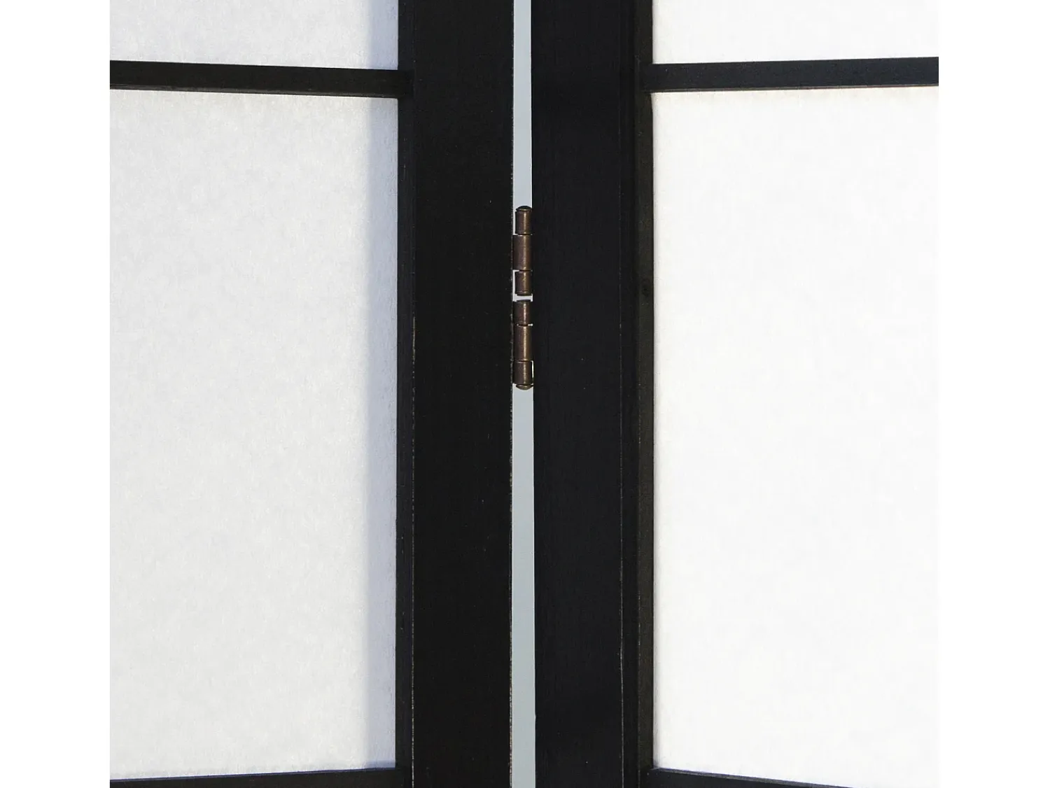Biombo^Biombo 175x220x2.2 cm negro Shoji Negro / Blanco