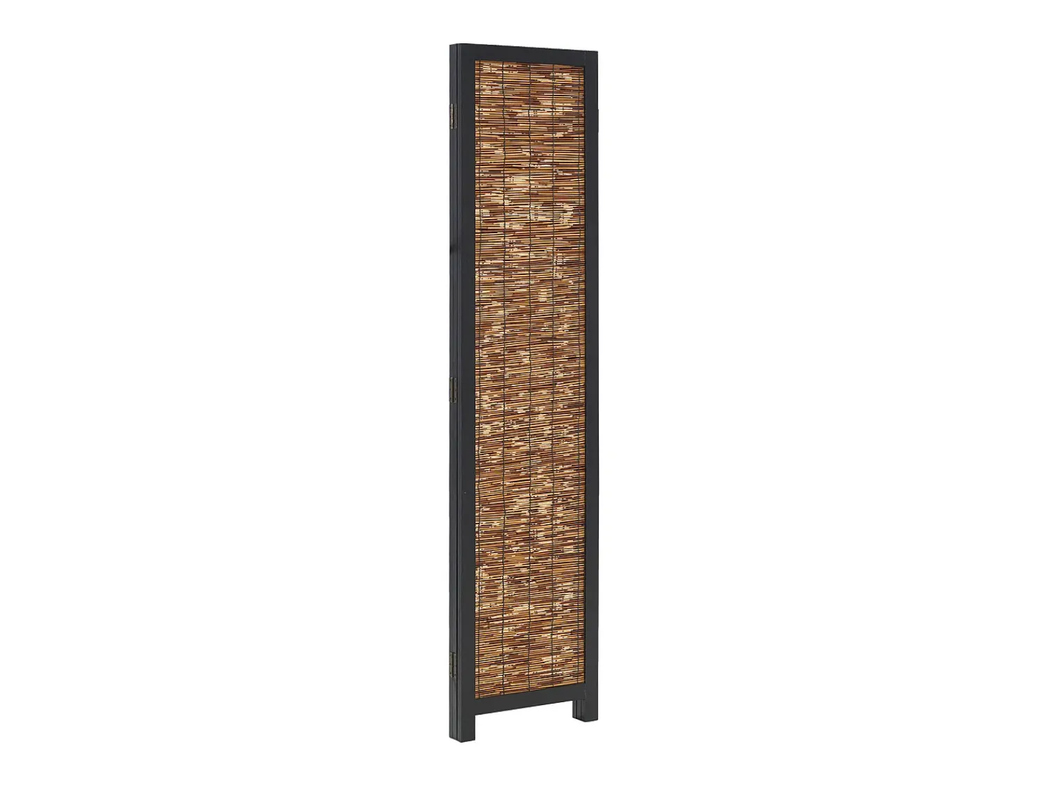 Sale Biombo 170x120x2 cm Sauce Negro Negro / Marru00f3n