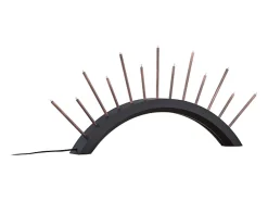 ebuy24 Lámpara De Mesa^Björnrike - Soporte de adviento eléctrico, 13 luces, color . Negro