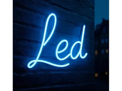 Bobina 100m Difusor de Silicona 8mm para Letrero de Neón LED Azul