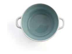 Online Bol Vita Quid cerámica blanco/ turquesa 50 cl Azul