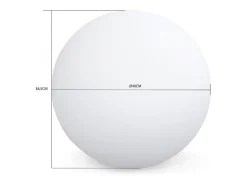 Bola luminosa led con pilas para interior/exterior