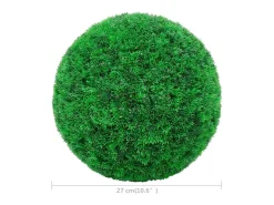 Sale Bolas de boj artificial 2 unidades 27 cm ES436017 Verde