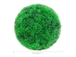 Bolas de boj artificiales 2 piezas 22 cm
