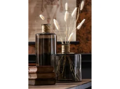 Discount J-Line Botella de vidrio marrón en forma de jarrón 15x15x40.5 cm Marru00f3n