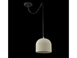 Broni Lámpara Colgante de Techo Dome Negra, 1 Luz, E27