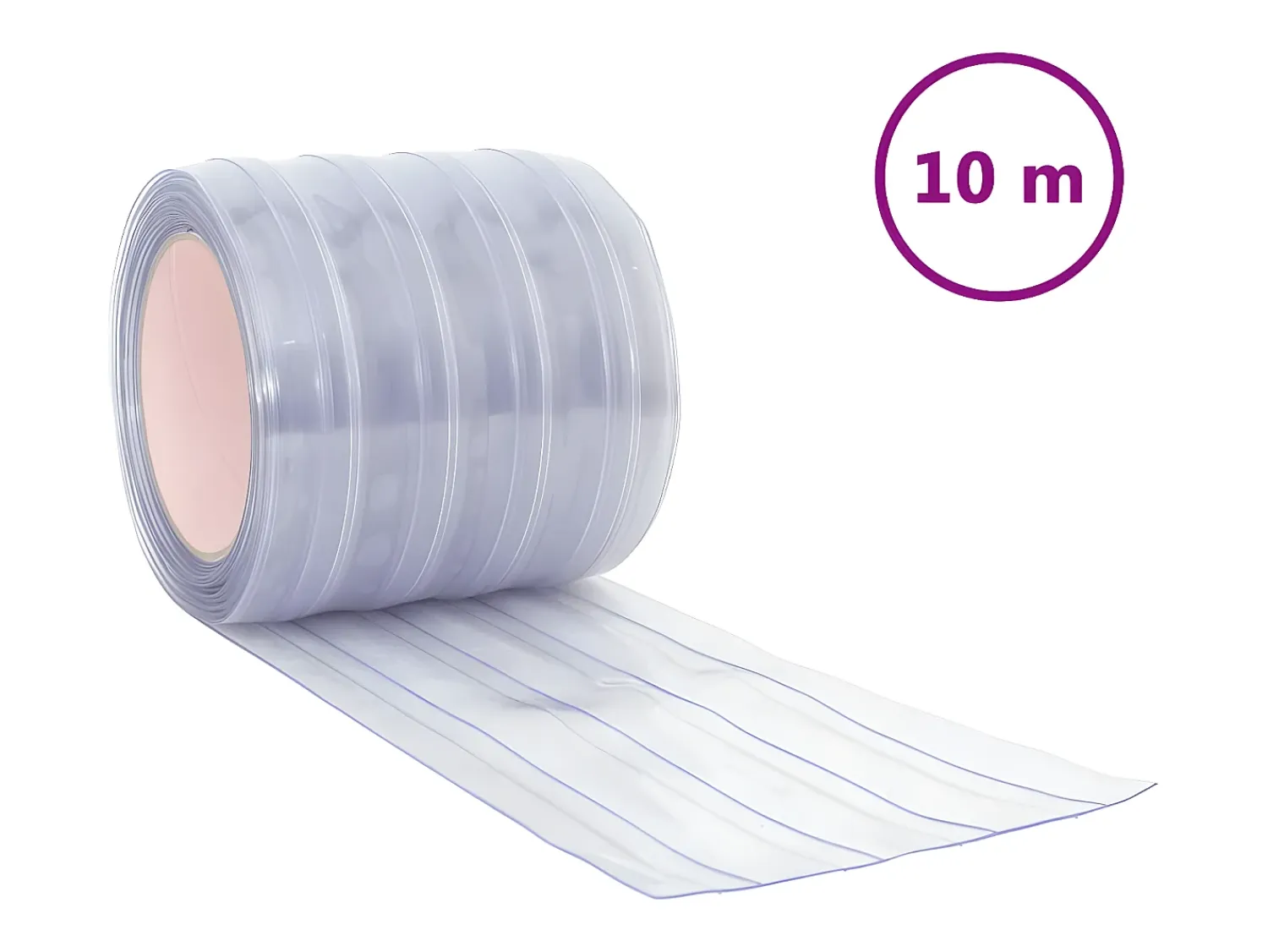 Clearance Burlete para puerta PVC 200x1,6 mm 10 m ES513621 Transparente