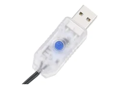 Online vidaxl Cadena de luces 400 LEDs 40 m 8 efectos de luz blanco cálido