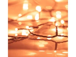 Online vidaxl Cadena de luces 400 LEDs 40 m 8 efectos de luz blanco cálido