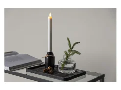 Sale ebuy24 Candelabro Ulricehamn con luz LED negra. Negro