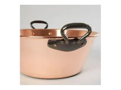 Baumalu Vajilla^Cazuela de cobre para mermelada de 26 cm 3L inducción - ¡Haz tus propias mermeladas como antaño!