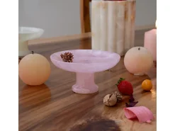 Presentación Y Servicio^Centro de mesa de ónix tallado a mano Rosa