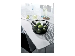Sale Yamazaki Cesta de fruta metálica Torre Negro