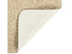 Charleroi Alfombra peluda antideslizante color crema 120x170 cm