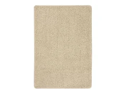 Charleroi Alfombra peluda antideslizante color crema 120x170 cm